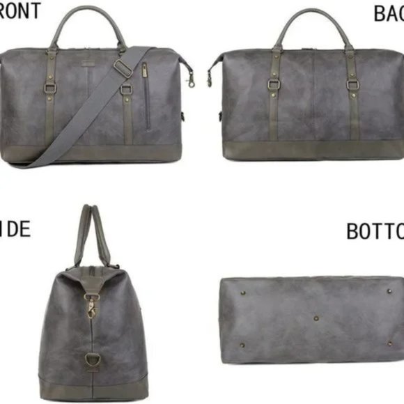 New Travel Duffel Bag Oversized Grey - Picture 2 of 7